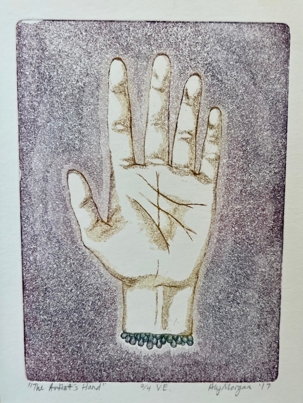 The Artists Hand 2 by artist Alyssa Morgan